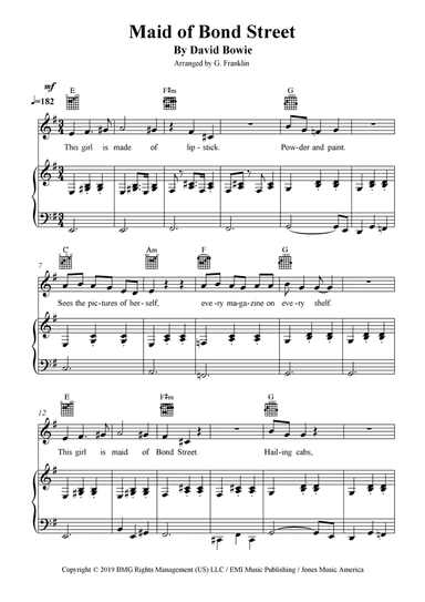 Maid Of Bond Street (arr. G. Franklin)