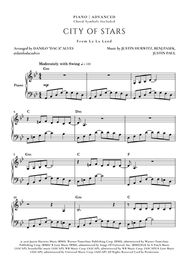 City Of Stars (arr. Danilo "Daca" Alves)