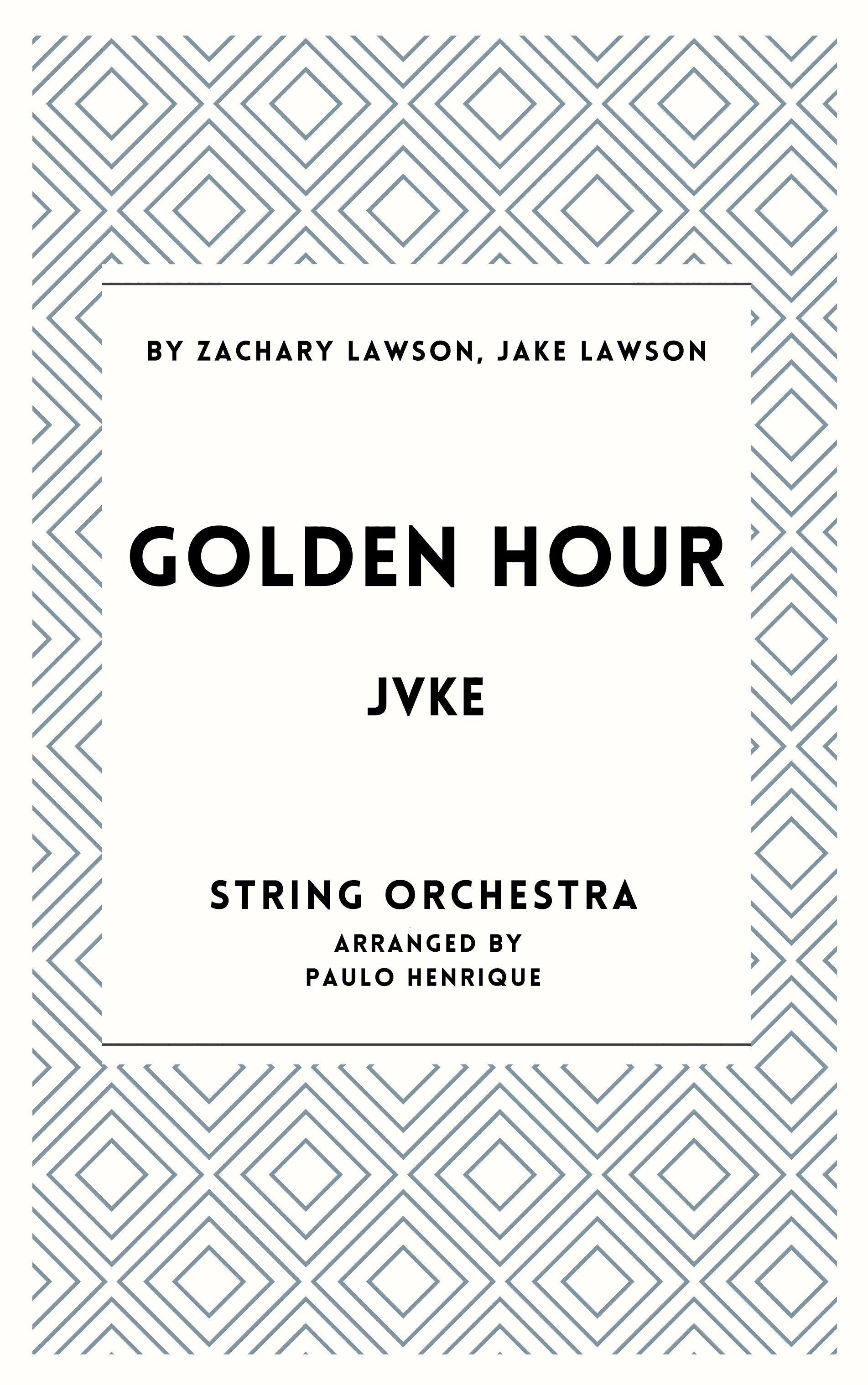 Golden Hour (arr. Paulo Henrique)
