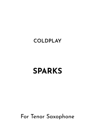 Sparks (arr. Jireh J.)