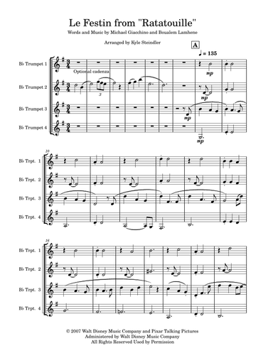 Le Festin (arr. Kyle Steindler)