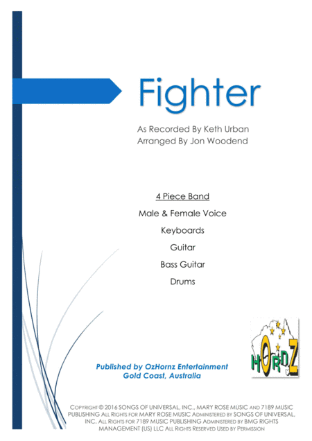 Fighter (arr. Jon Woodend)