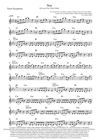 Stay (arr. Jônatas Britto)