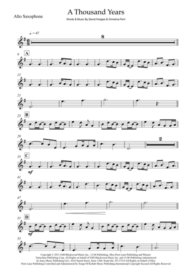 A Thousand Years (arr. Rodrigo Nascimento)