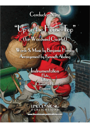 Up on the House-Top & Variations (for Woodwind Quartet) (arr. Kenneth Abeling)