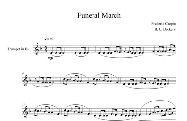 Funeral March (Trumpet Solo) (arr. B. C. Dockery)