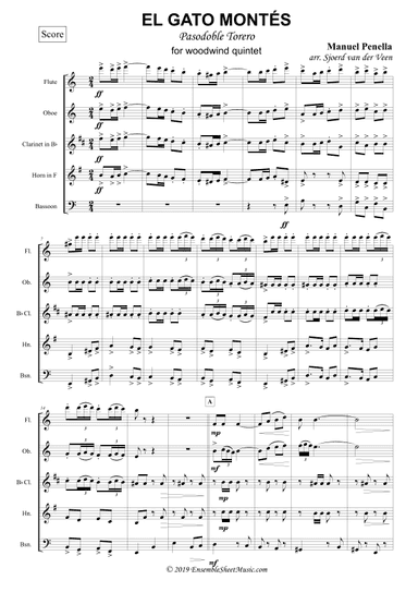 El Gato Montés (arr. Sjoerd van der Veen)