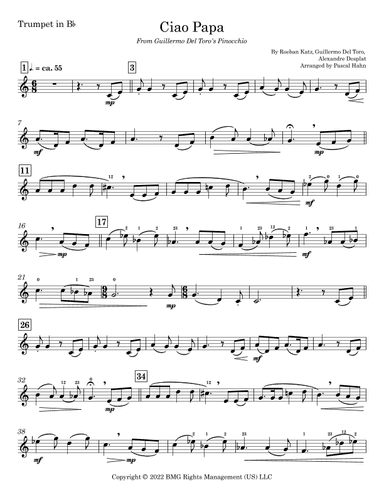 Ciao Papa (arr. Pascal Hahn)