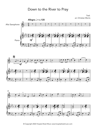 Down to the River to Pray (Rock Style) (arr. Christian Morris)