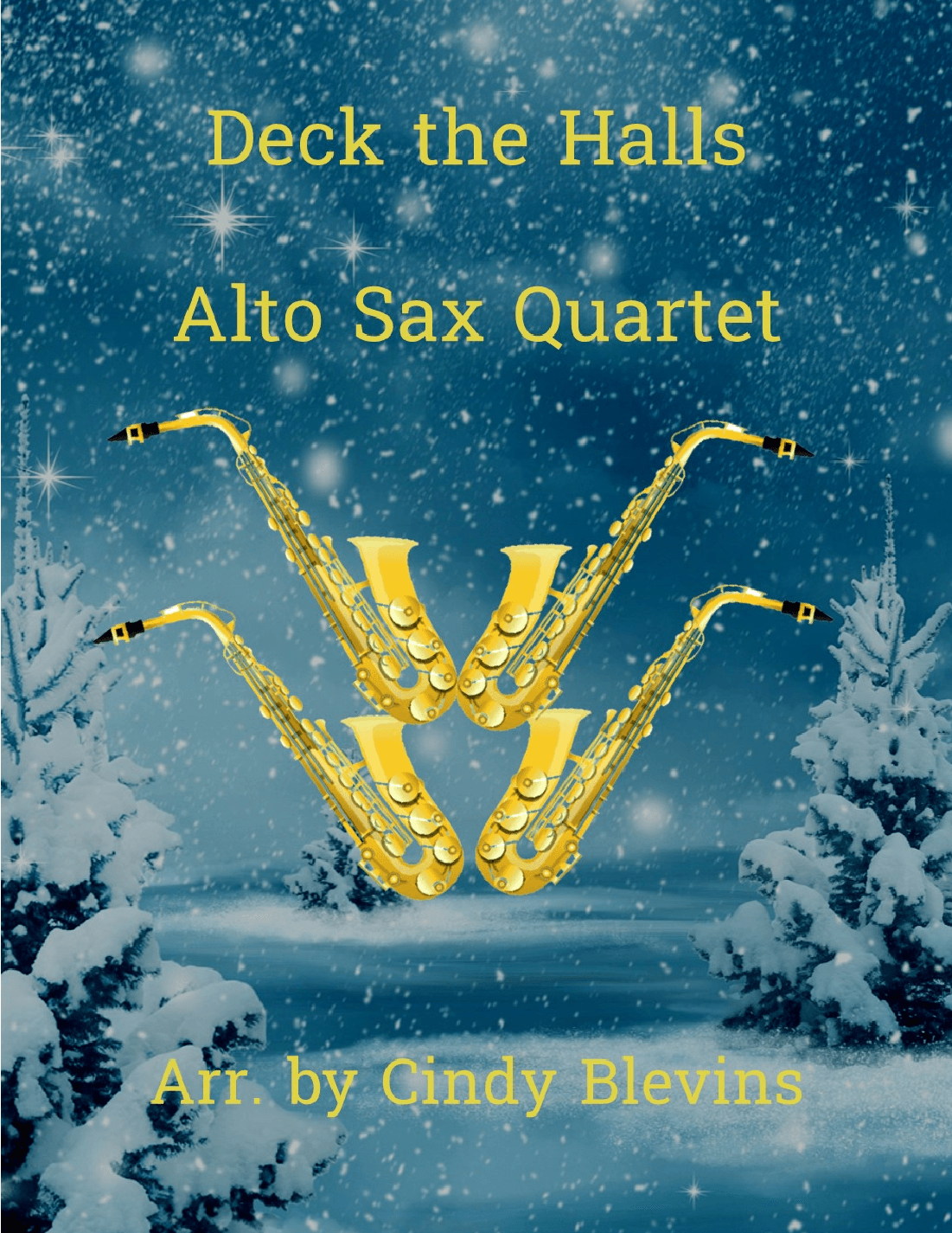 Deck the Halls, Alto Sax Quartet (arr. Cindy Blevins)