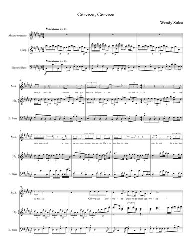 Cerveza, cerveza (arr. Ulises Cabrera)