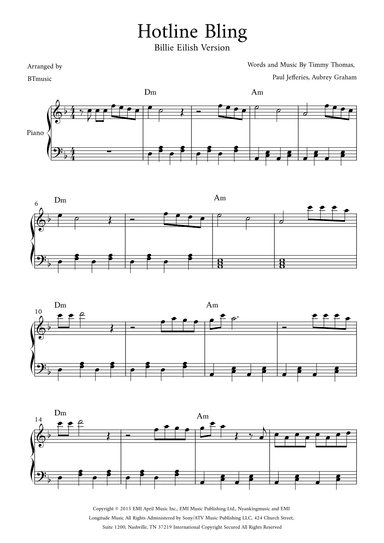 Hotline Bling (arr. BTmusic)