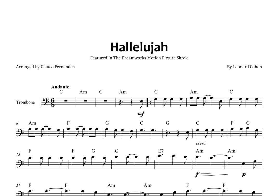 Hallelujah (arr. Glauco Fernandes)
