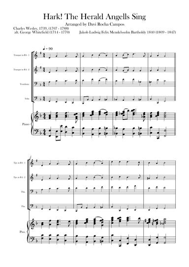 Hark! The Herald Angells Sing (arr. Davi Rocha Campos)