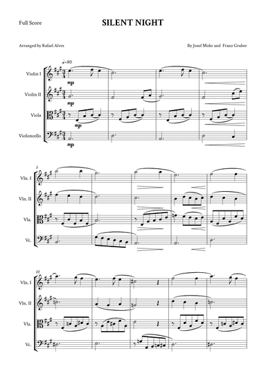 Silent Night (arr. Rafael Alves)