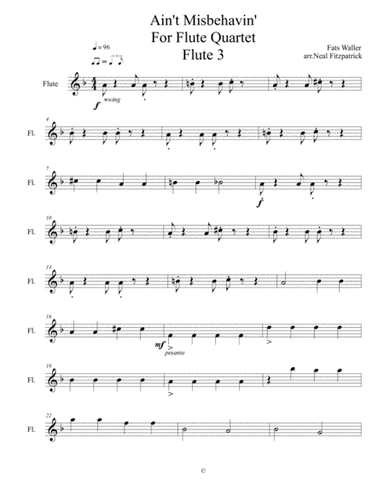 Ain't Misbehavin' (arr. Neal Fitzpatrick)
