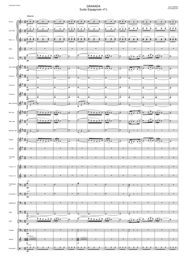 Granada from Suite Espagnole (arr. Yves Bouillot)