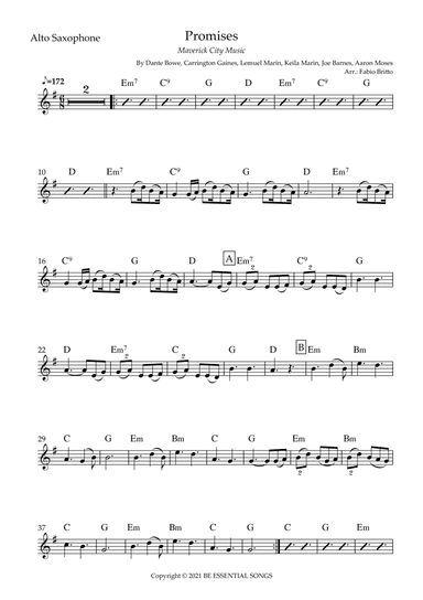 Promises (arr. Fabio Britto)