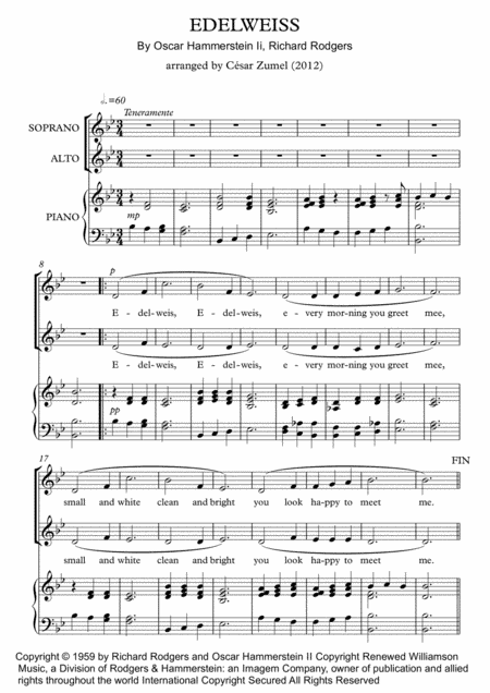 Edelweiss (arr. César Zumel)