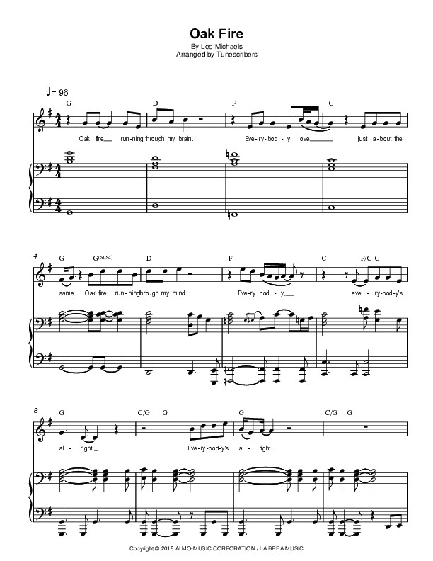 Oak Fire (arr. Tunescribers)