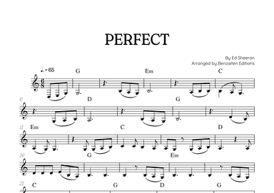 Perfect (arr. Benzaiten Editions)