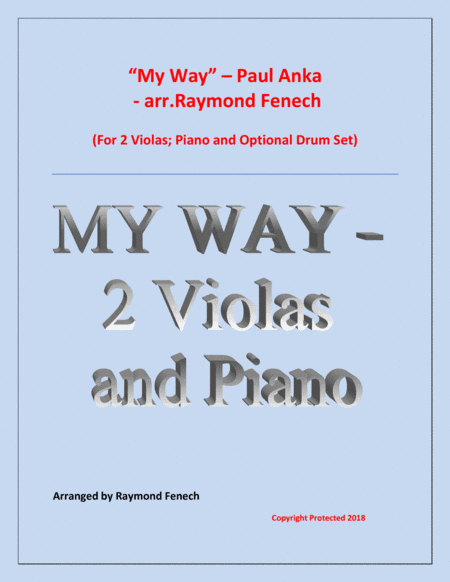 My Way (arr. Raymond Fenech)