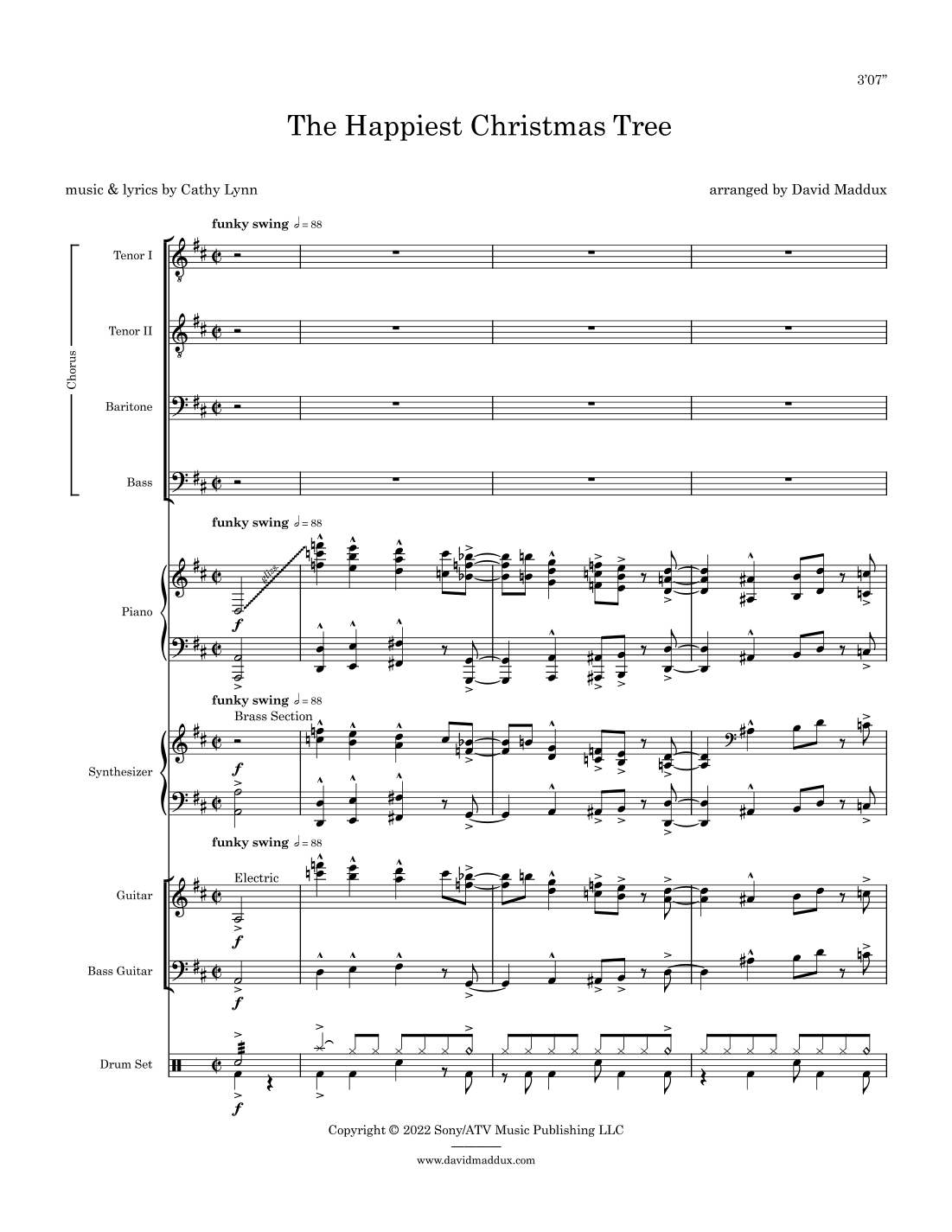 The Happiest Christmas Tree (arr. David Maddux)