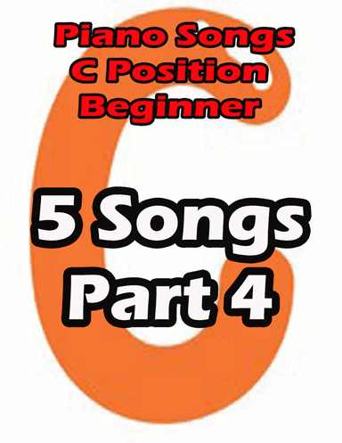 Piano songs in C position part 4