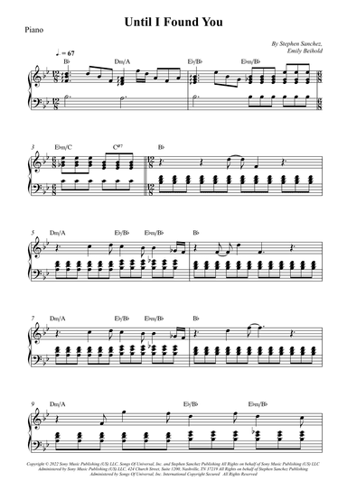 Until I Found You (arr. Wesley S. SIlva)