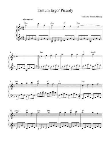 Tantum Ergo/ Picardy (Meditation version) (arr. Kaiserin Rebecca)