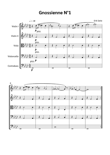 Gnossienne N°1 (arr. Jackson Spindler)