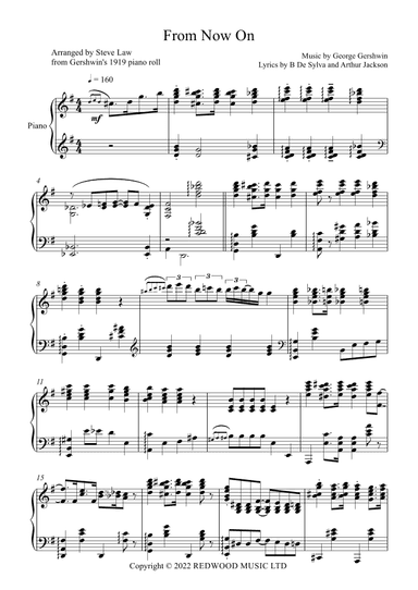 From Now On (arr. Steve Law)