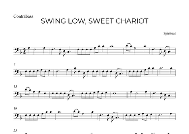 SWING LOW, SWEET CHARIOT (arr. Alex Nunes Rodrigues)