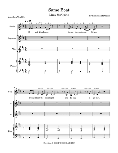 Same Boat (arr. Jonathan Van Eck)