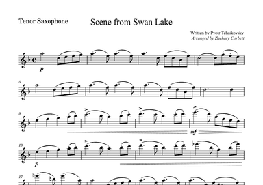 Scene from Swan Lake (arr. Zachary Corbett)