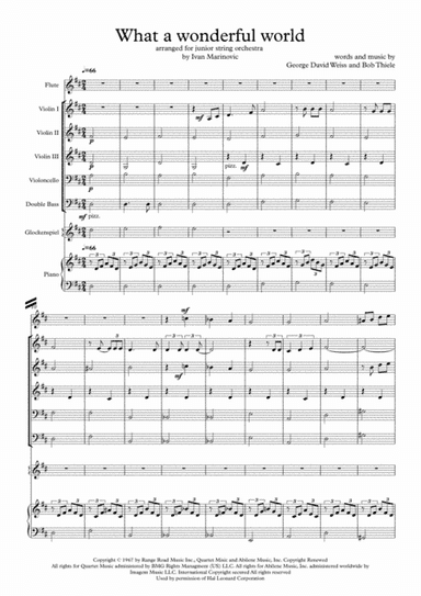 What A Wonderful World (arr. Ivan Marinovic)