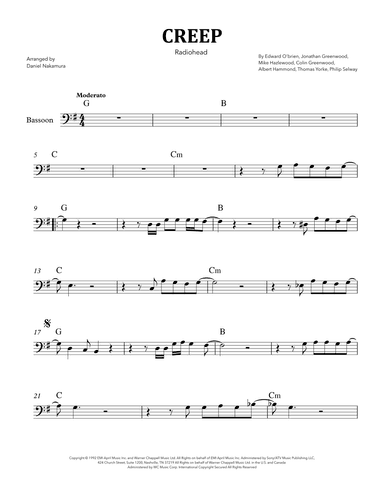 Creep (arr. Daniel Nakamura)