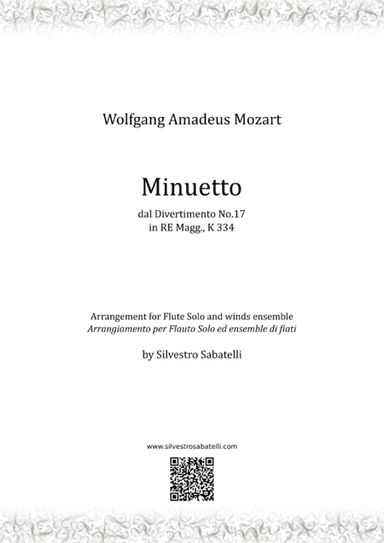 Minuetto - W. A. Mozart (arr. Silvestro Sabatelli)