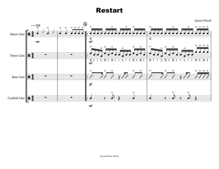 Restart (Drumline Cadence)