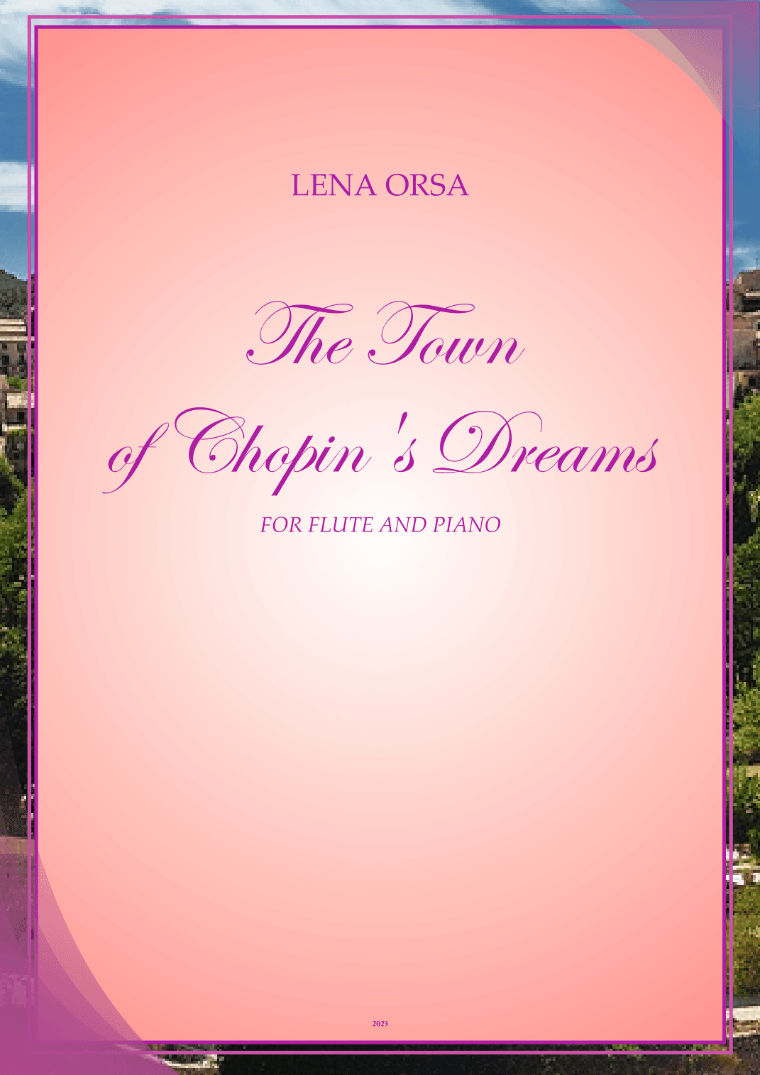 The Town of Chopin's Dreams for Flute & Piano