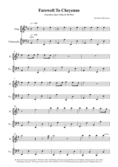 Farewell To Cheyenne (arr. Wesley S. SIlva)