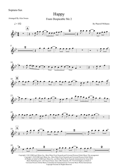 Happy (arr. Alex Souza)