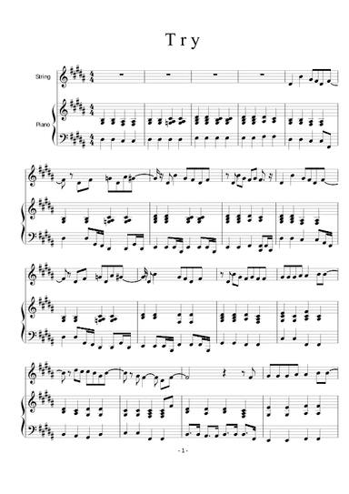 Try (arr. Asher Monroe)