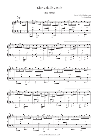Glen Caladh Castle (arr. Julia Gordon)