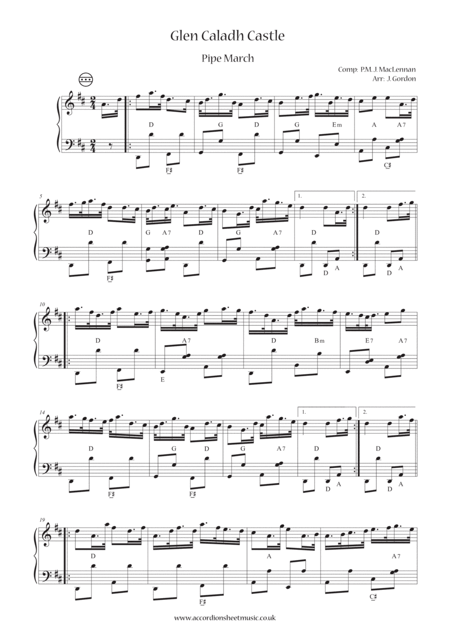 Glen Caladh Castle (arr. Julia Gordon)