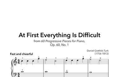 At First Everything Is Difficult (arr. Sidewalk Labs)