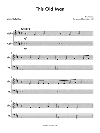 This Old Man (arr. Christopher Bell)