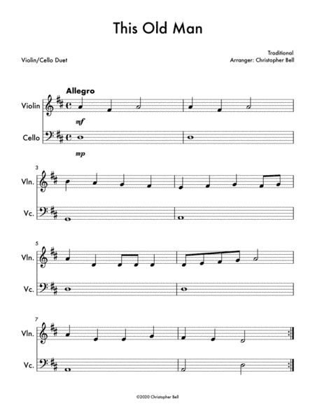 This Old Man (arr. Christopher Bell)