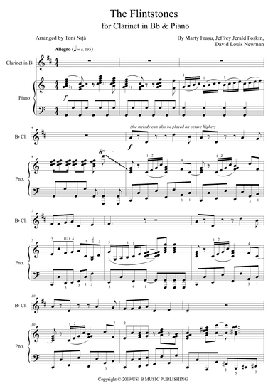 The Flintstones (arr. Toni Nita)