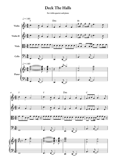 Deck the halls (arr. Arthur Ribeiro da Silva)